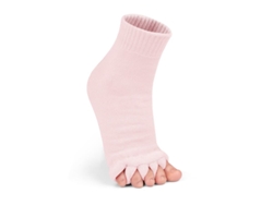 Calcetines Separadores De Dedos Para Mujer, Ideales Para Yoga, Alivio Del Dolor Y Mejora De La Circulación (henten Home, 1 Par, Rosa)