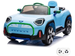Vehículo Eléctrico Para Niños - Mini Aceman 12v - 1 A 5 Años - Azul