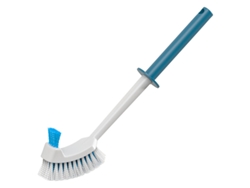Cepillo De Baño Multifuncional Con Mango Recto (azul), 1 Unidad.