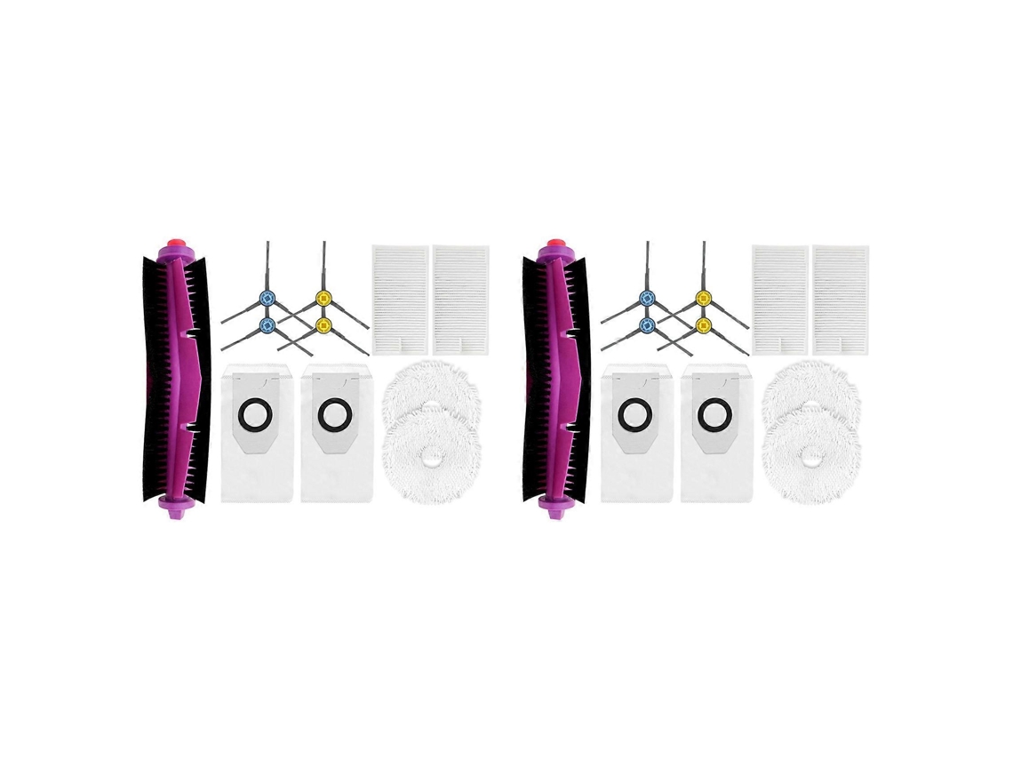 2 Set For Midea V12 V10 W11 Robot Vacuum Cleaner Accessories Cleaning Replacement Parts Replacement Parts Main Brush