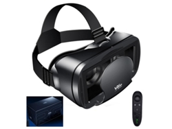 Gafas Realidad Virtual SLOWMOOSE con Auricular de Oído 3D-Vr Mando para Smartphones con Caja