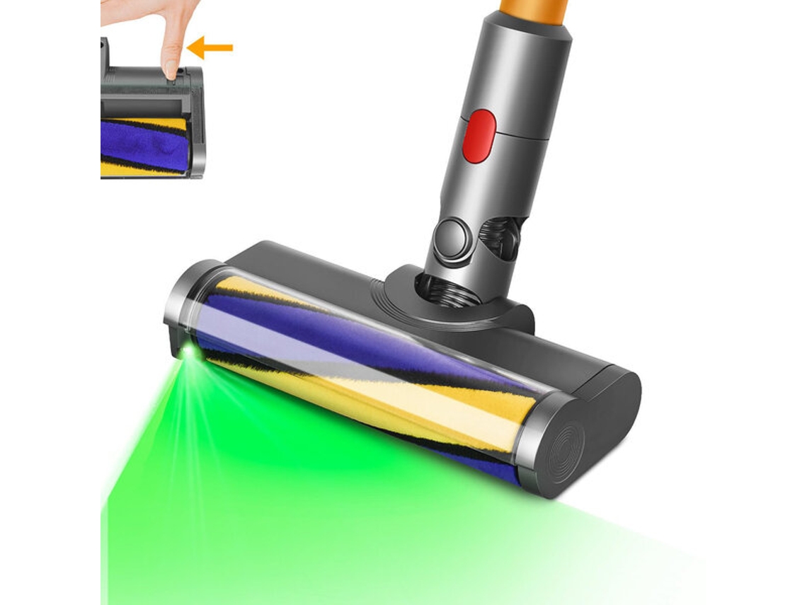 Cepillo suave para suelos compatible con luces LED Dyson Laservayotoy