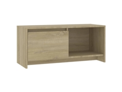 Mueble de TV fabricado en derivados de madera de roble Sonoma MAISON EXCLUSIVE (90x35x40 cm)