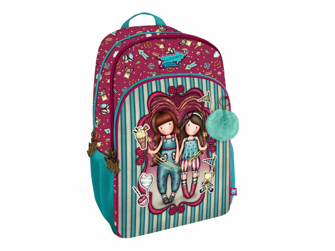 Mochila de La Escuela Gorjuss Fireworks Grená 29 x 45 x 17 cm