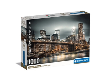 Puzzle rompecabezas CLEMENTONI Cidade (10 anos - 1000 unidades)