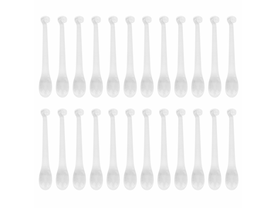 24 piezas de decoración navideña acrílica de 10 cm