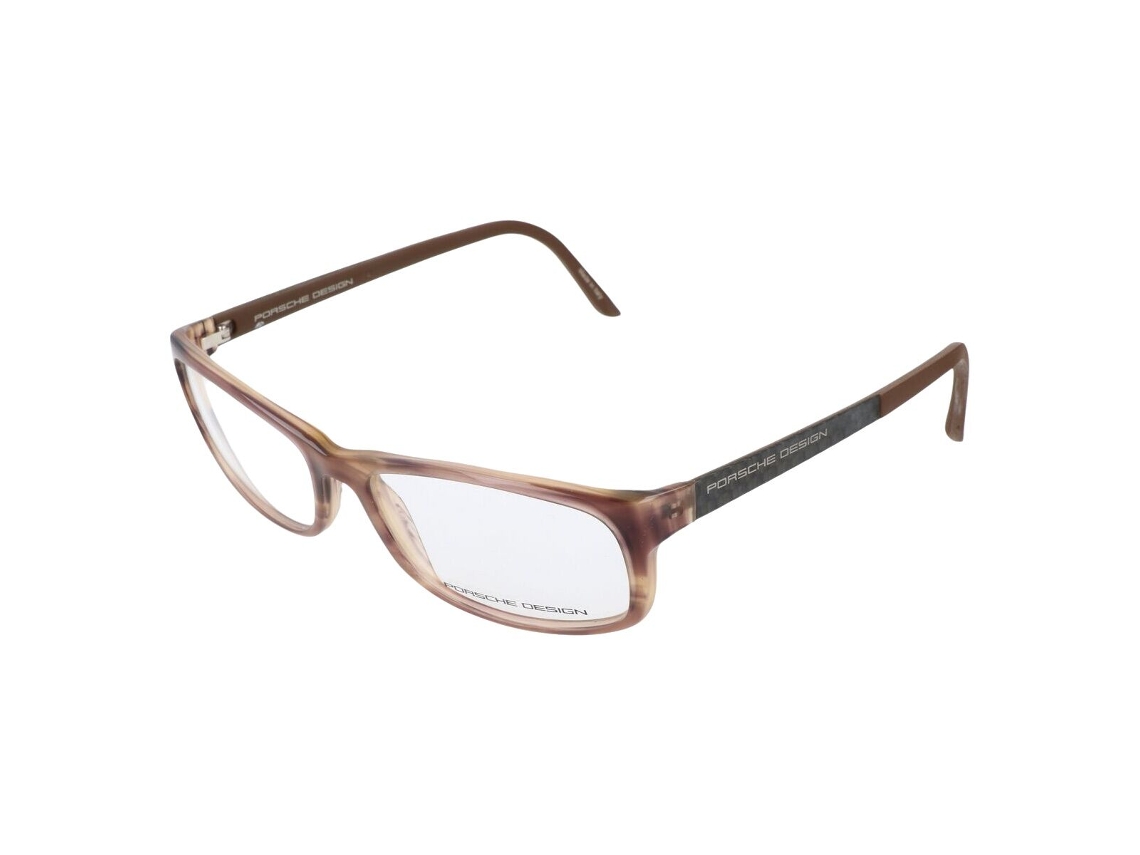 Montura de gafas Porsche Design P8243 B para mujer (acetato marrón, diámetro 54 mm)