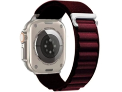 Correa Gancho Alpine para Apple Watch Series 10 46Mm Vino VEANXIN