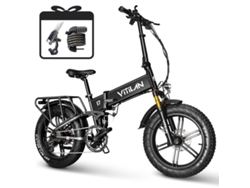 Bicicleta eléctrica Vitilan I7 Pro 3.0 para adultos, 750w, 48v, batería extraíble de 20 Ah, transmisión Shimano de 8 velocidades.