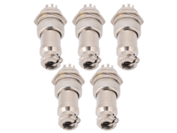2026-as-conector De Enchufe Aviación Macho Hembra Gx16 16mm 9pin 450v Metal 5 Piezas Para Panel Chasis Cable Potencia