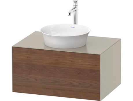 DURAVIT Tulip blanco, mueble de baño montado en la pared, ancho 800 x profundidad 550mm, con 1 extractor, con tecnología de punta, WT49750