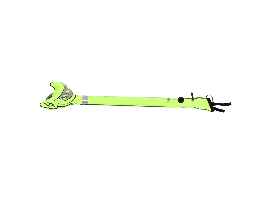Boya De Señalización Inflable Para Buceo De Alta Visibilidad, Color Amarillo Fluorescente, Para Seguridad Subacuática.