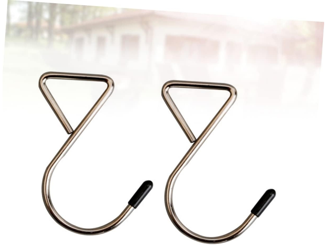 Juego De 10 Ganchos Triangulares Metal Plateado, Multifuncionales Y Reutilizables Para Colgar Bolsos Maletas.