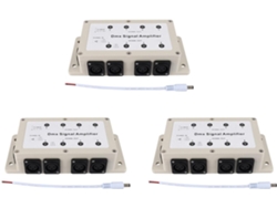 Distribuidor Divisor De Canales Led Con Salida Dmx512 De 3 X 12-24 V Cc Y 8 Canales