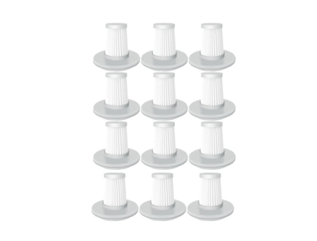 Filtro 12pcs para aspirador de pó xiaomi mijia para remoção de ácaros mjcmy01dy