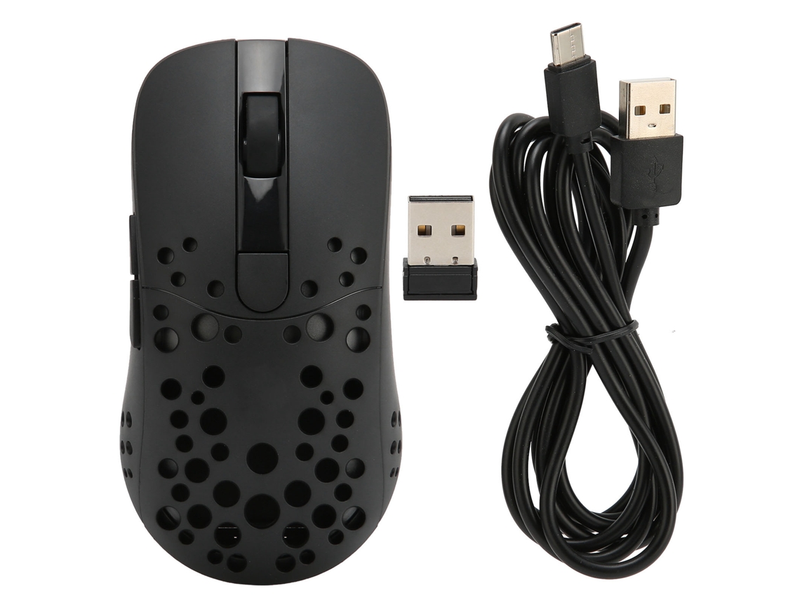 Ratón Para Juegos Hxsj T100 De Modo Dual 2.4g, 10000 Dpi, Rgb, 6 Botones Programables Para Pc Con Windows