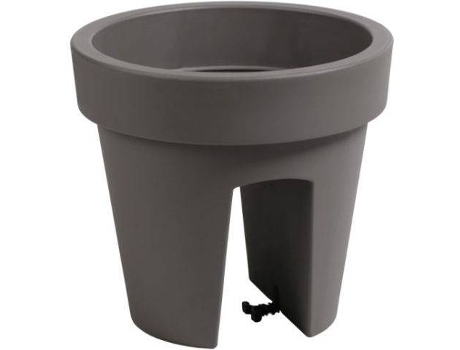 Maceta PROSPERPLAST Lofly Railing (Gris - 24.5 x 24.5 x 22.5 cm)