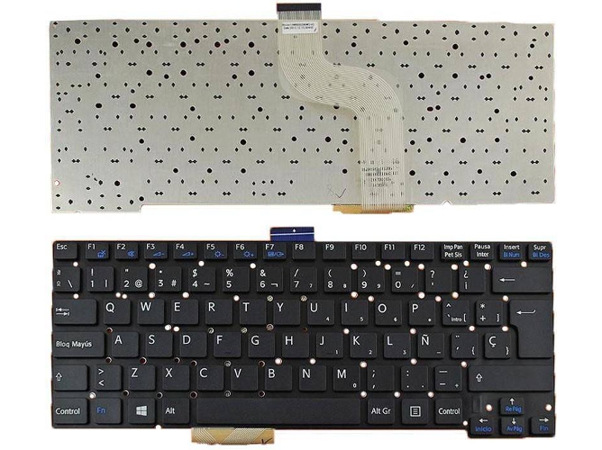 Teclado para Portátil Sony Svt13 Svt13117 Svt131A11L Svt14 Svt14-112Cxs