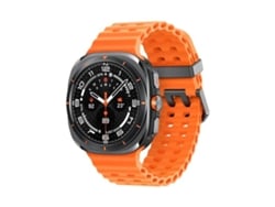 Galaxy Watch Ultra 4g 47 mm, correa gris y azul marino, correa naranja L705 Samsung (gris titanio)