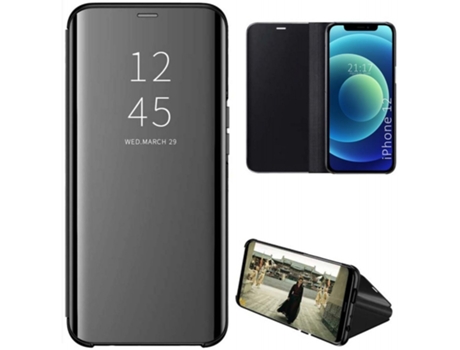 Carcasa iPhone 12 Pro Max (6.7) TUMUNDOSMARTPHONE Clear View Negro