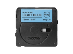Cinta Doméstica BROTHER BTAGL31 Negro sobre Azul claro