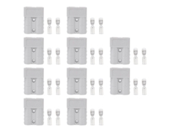 Conector De Batería De 50 A, 600 V, 16 Mm², 6 Awg Para Sistemas Solares, Caravanas Y Vehículos Todoterreno.