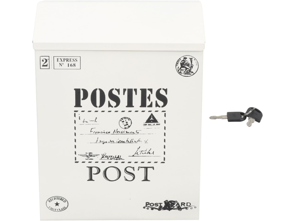 Buzón De Hierro Con Cerradura Para Montaje En Pared, Sugerencias De Estilo Vintage.