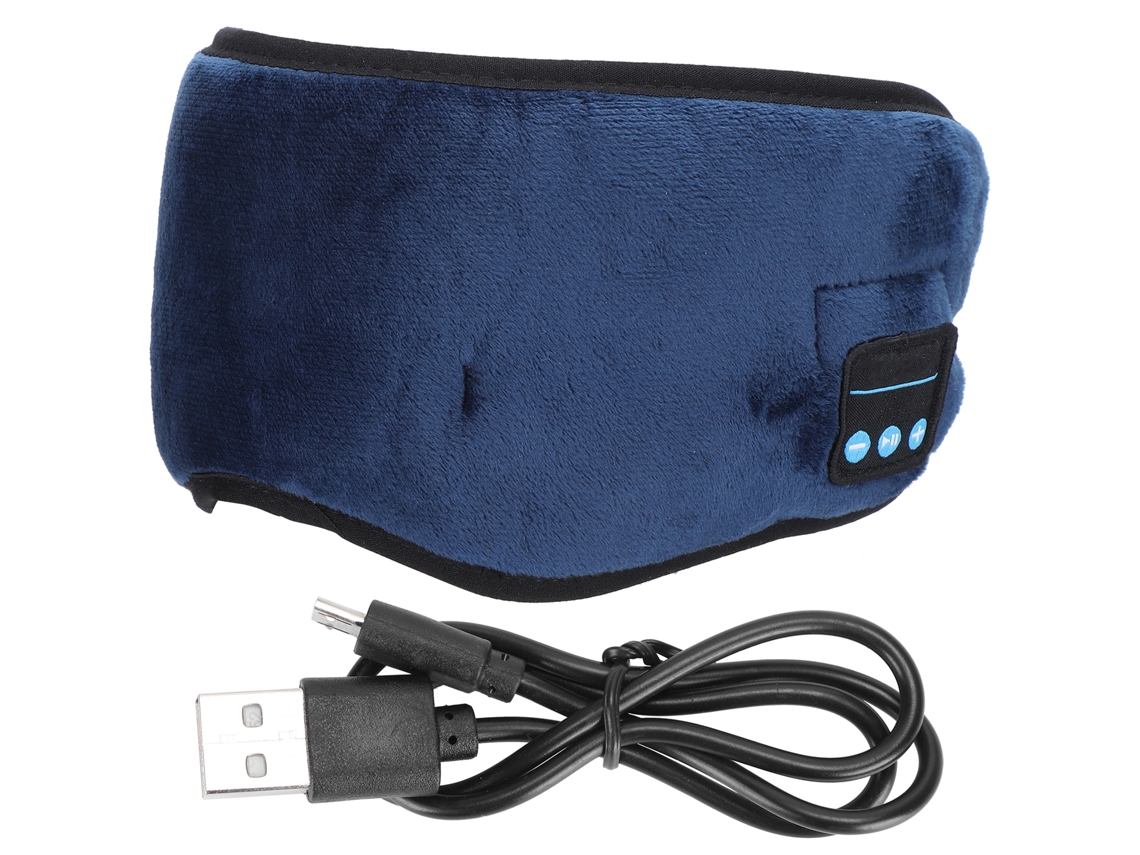 Antifaz Para Dormir Bluetooth Con Auriculares Inalámbricos Para Música - Azul