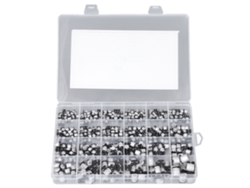 Kit De Condensadores Electrolíticos Smd De Aluminio 24 Valores 1uf A 1000uf 400 Piezas
