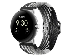 Correa de nailon trenzado con hebilla para reloj Google Pixel