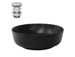 Lavabo ML-DESIGN (41.5 x 41.5 x 13.5 - Cerámica - Negro)