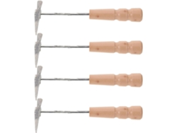 Martillos De Afinación De Metal Y Madera Para Kalimba (piano De Pulgar), Paquete De 4 Piezas, Herramienta Portátil.