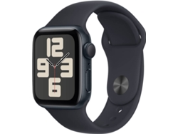 APPLE Watch SE GPS 40 mm Medianoche con Correa Deportiva Medianoche (Talla: M/L)