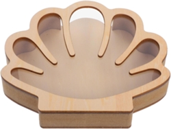 Almacenamiento Madera Concha Resistente Elegante Organizar Objetos Pequeños Dormitorio Hogar Caja