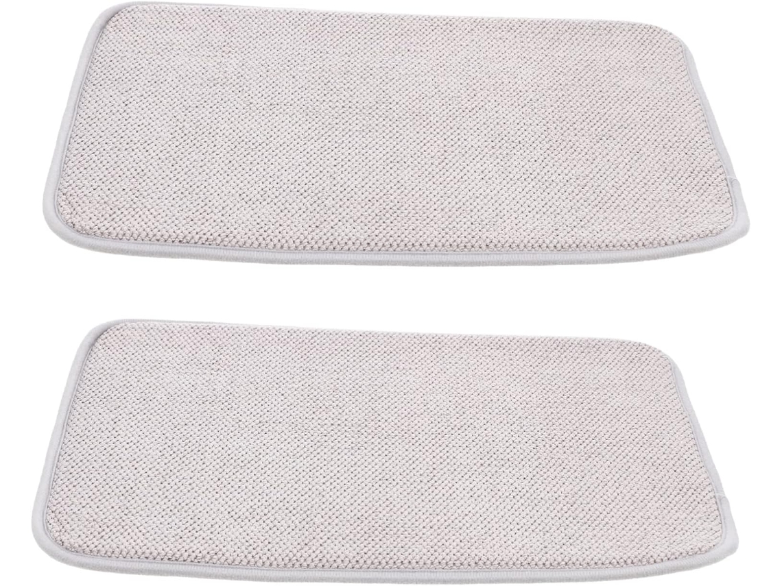 Bandeja Escurridora De Platos: La Alfombrilla Hecha Este Material Evita Eficazmente Los Resbalones, Absorbe El