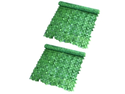 Red de cerca de hojas de parra simuladas, decoración de plantas verdes, hojas artificiales, decoración de jardín interior y exterior, balcón, Mdug