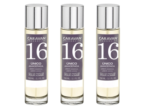 3x Perfume de Hombre Nº16 150ml CARAVAN