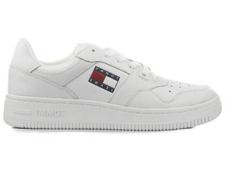 Zapatillas Deportivas TOMMY HILFIGER En0En01723Ybr (Blanco - Tejido, Cuero Natural- 40)