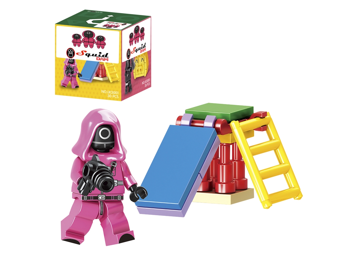 Bloques de construcción Squid Lk3, 30 piezas compatibles. Circle E Vigilante Balances.