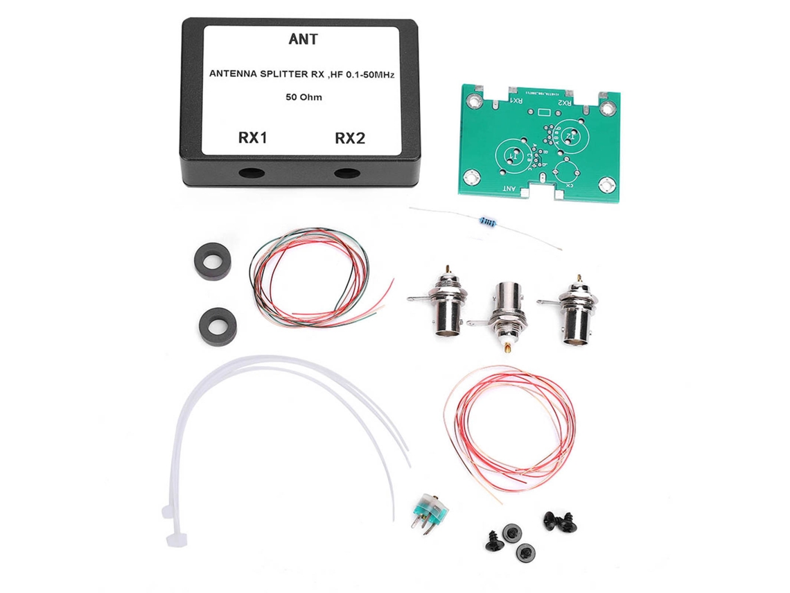 Divisor De Señal De Antena Hf Rx 1-50mhz 50ohm Bnc Baja Pérdida 3.2db Para Cable