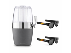 Pack Dispensador De Cerveza Refrigerante Innovagoods Y 2 Gafas De Sol Enrollables Sunfold Spain Black
