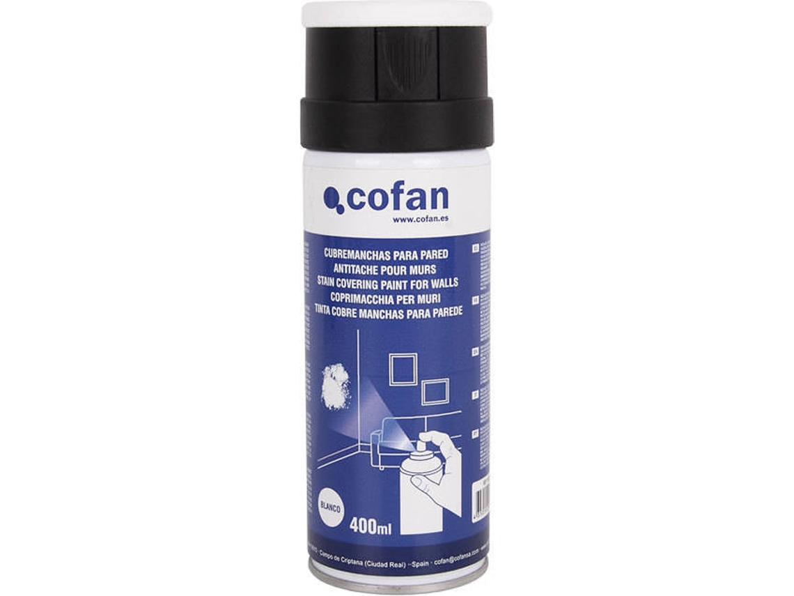 Tinta Cubremanchas COFAN Para Pared Blanco (400 ml)