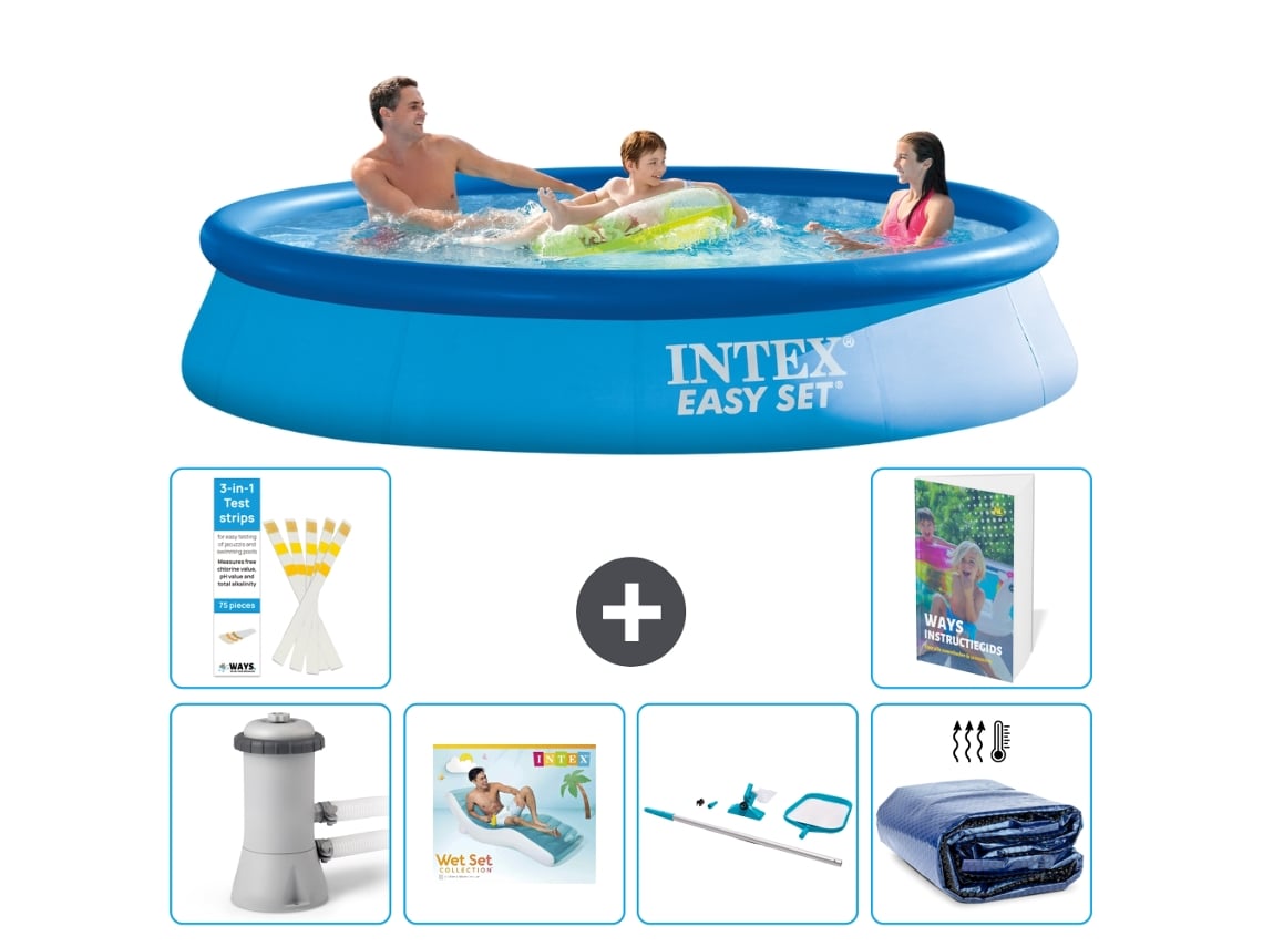 Intex Piscina Easy Set Redonda - 366x76 Cm - 7-peças S270