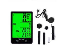 West Biking Computador Bicicleta Com Fio Preto Tela 2.8'' Retroiluminação Lcd À Prova D'água Velocímetro Odômetro Cronômetro Ciclismo Montanha Estrada