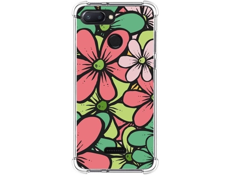 Carcasa Xiaomi Redmi 6 TUMUNDOSMARTPHONE Dibujos Antigolpes Flores 02 Multicolor