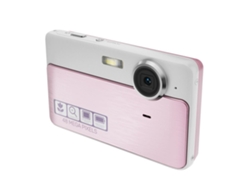 Cámara Digital Infantil De 48 Mp Con Acabado Lacado Brillante Y Enfoque Automático (rosa).
