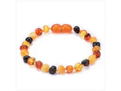 Pulsera de ámbar báltico con perlas premium 100 % auténticas hechas a mano