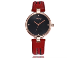 Reloj De Pulsera De Acero Inoxidable Para Mujer Con Brazalete De Moda (rosa)