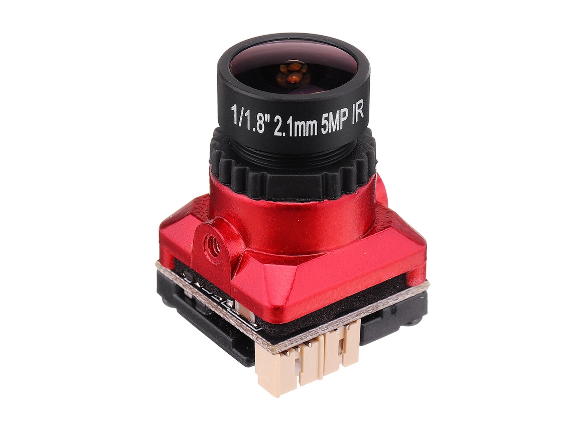 Câmara Fpv Jinjiean A19s 1/1.8 Starlight Cmos 1500tvl 2.1mm/2.3mm Pal/ntsc para Drones Rc MDUG (preta)