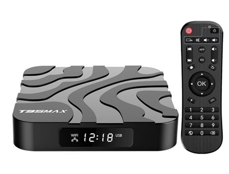 Box Smart TV YIZHOOD (Android 6K Ultra HD 4 GB RAM WiFi Negro)